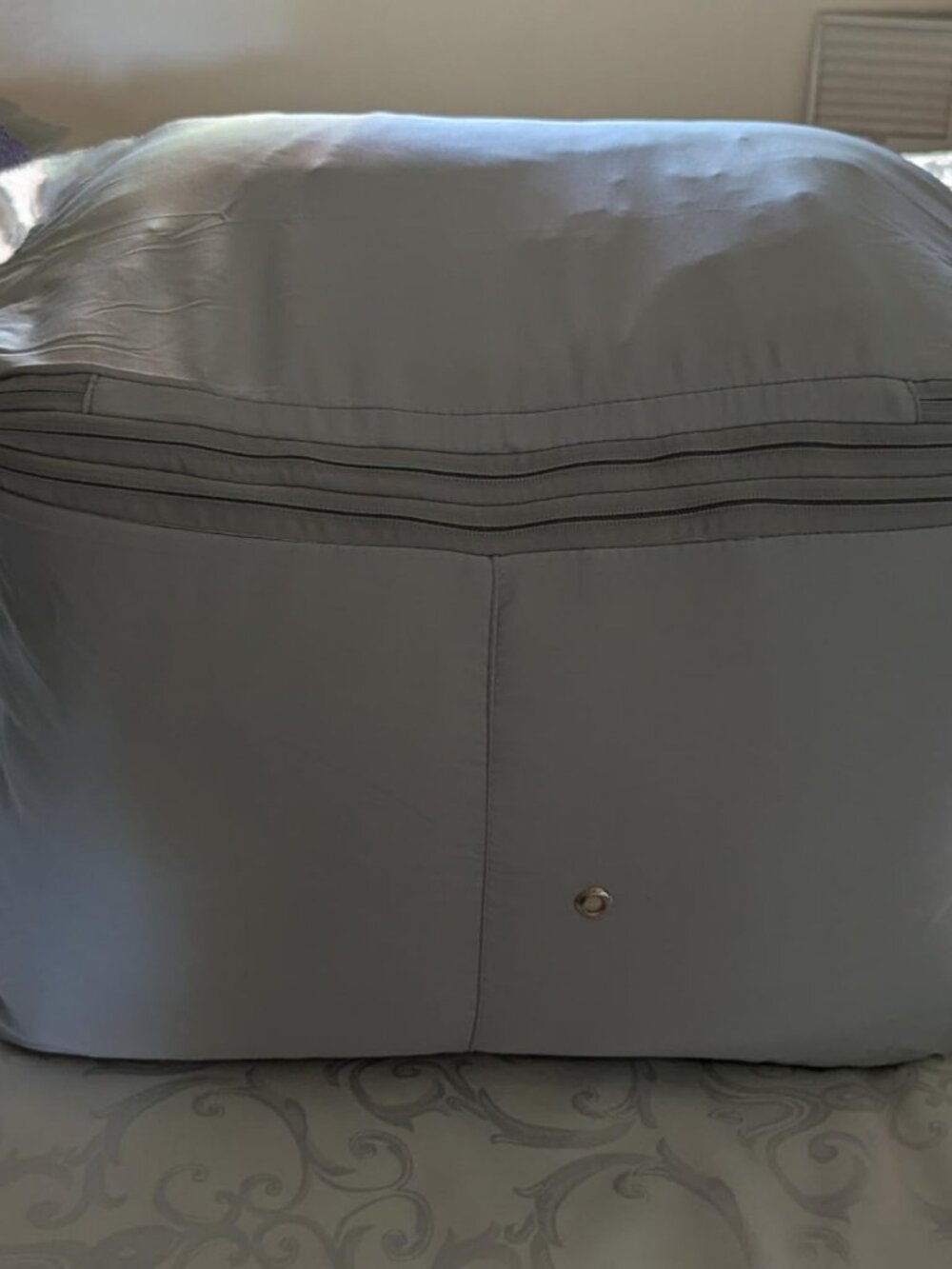 Large Foldable Storage Bag Comforter Quilt Clothes Organizer Compression - Picture 10 of 10